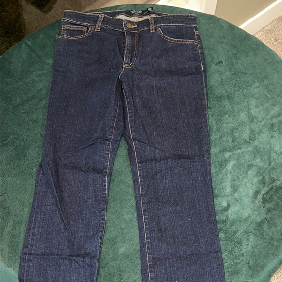 Lauren Ralph Loren Blue Wash Jeans Size 6 - Picture 4 of 4